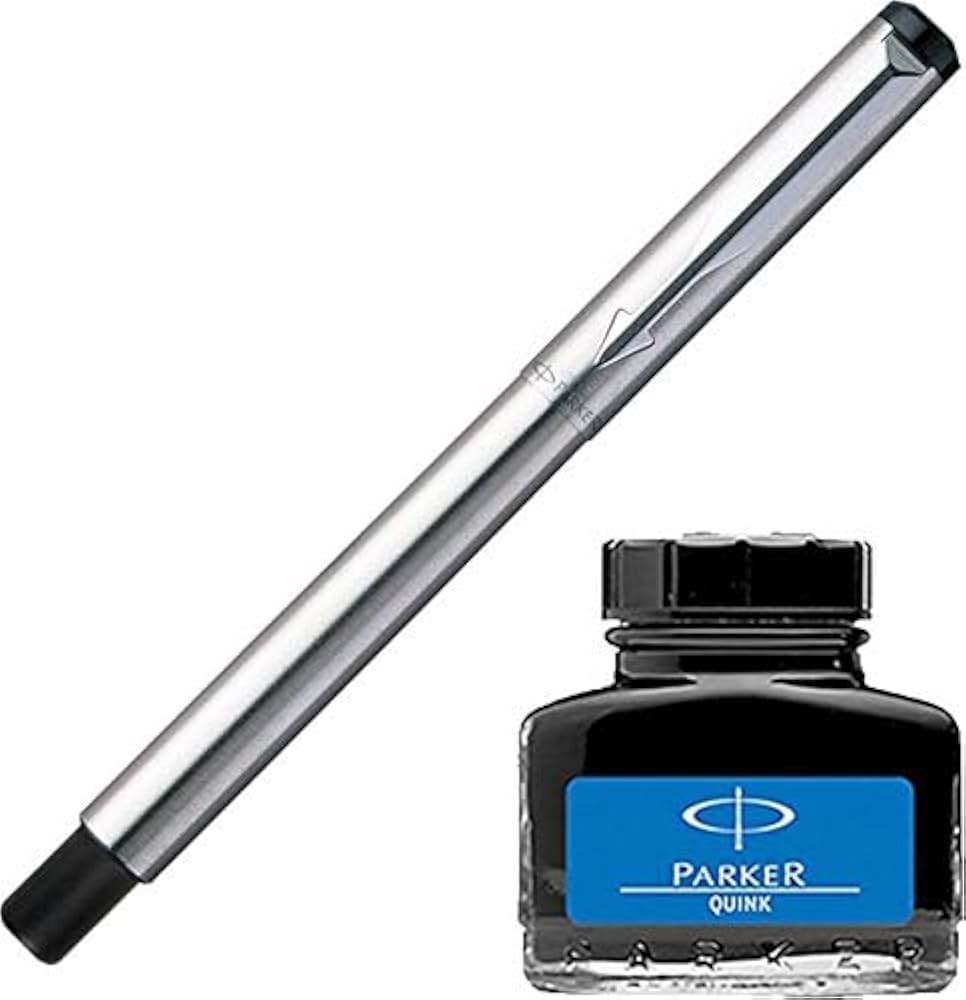 Amazon | Parker Vector 万年筆 クインクボトル付き (ブルー